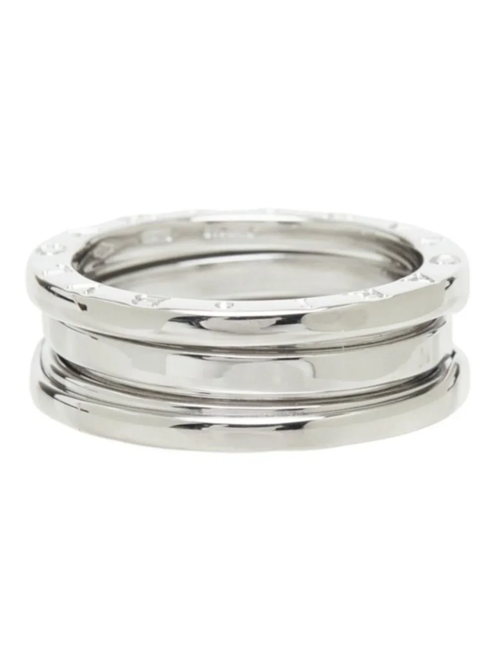 Bvlgari B.zero1 Band Ring 56 18k White Gold